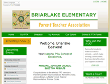 Tablet Screenshot of briarlakepta.org